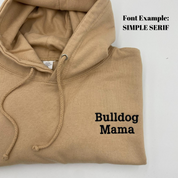 Simple Serif Font Example | Ted & Stitch