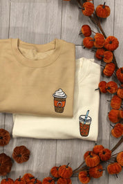 Pumpkin Latte Leopard Print Sweater