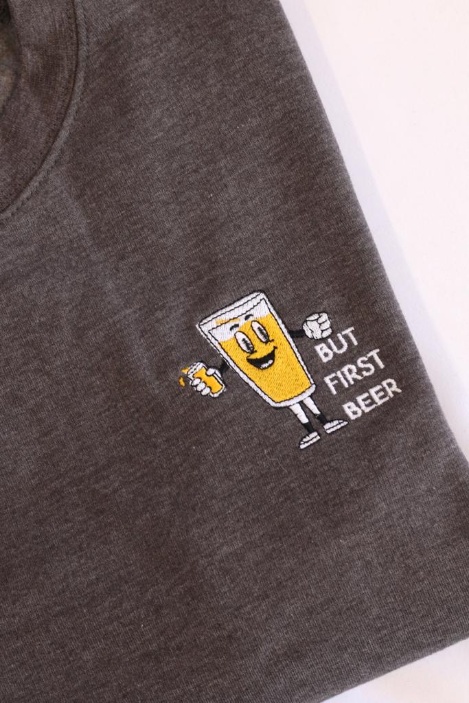 Cartoon Beer Sweatshirt or T-shirt