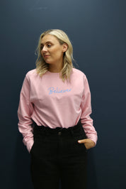 Believer Slogan Vinyl Sweatshirt or Hoodie