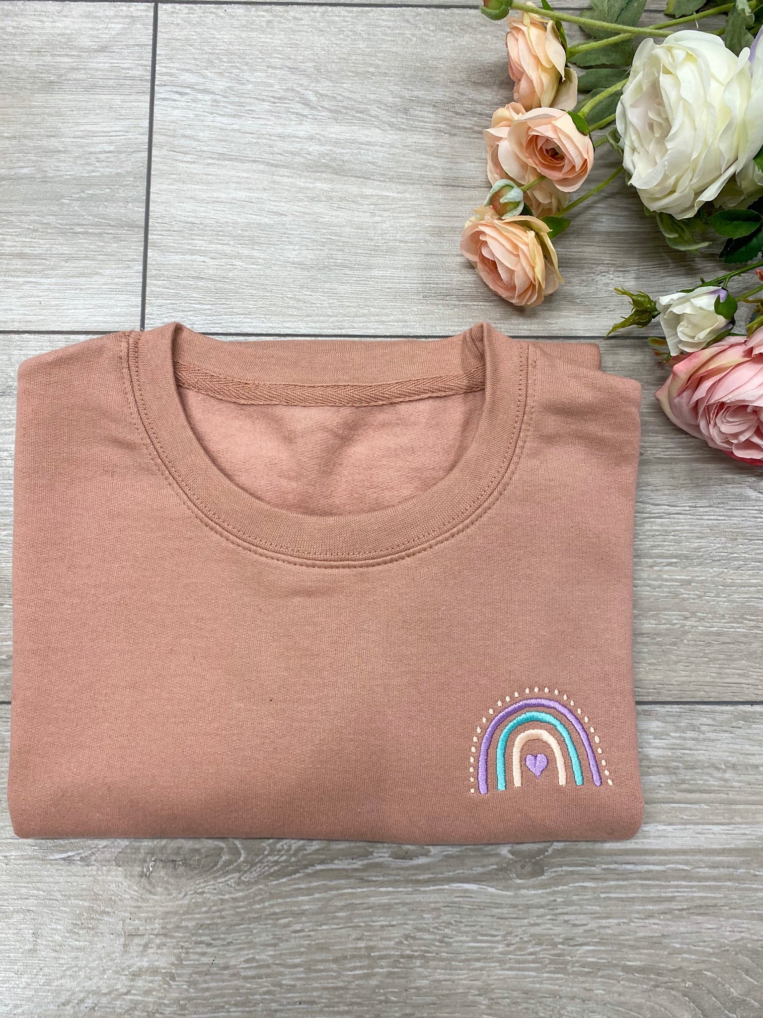Close Up Rainbow Sweater | Ted & Stitch