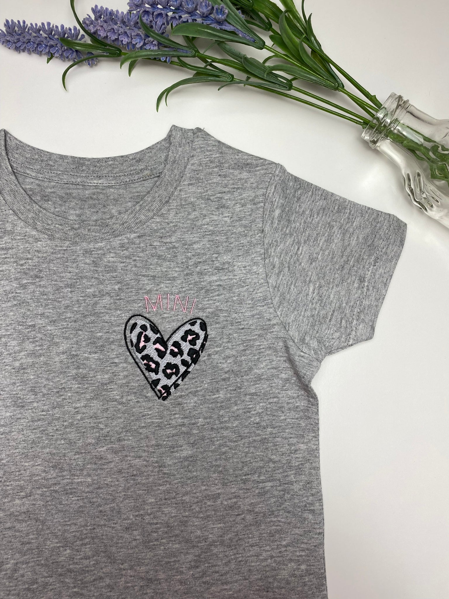 Grey Heart T-Shirt | Ted & Stitch