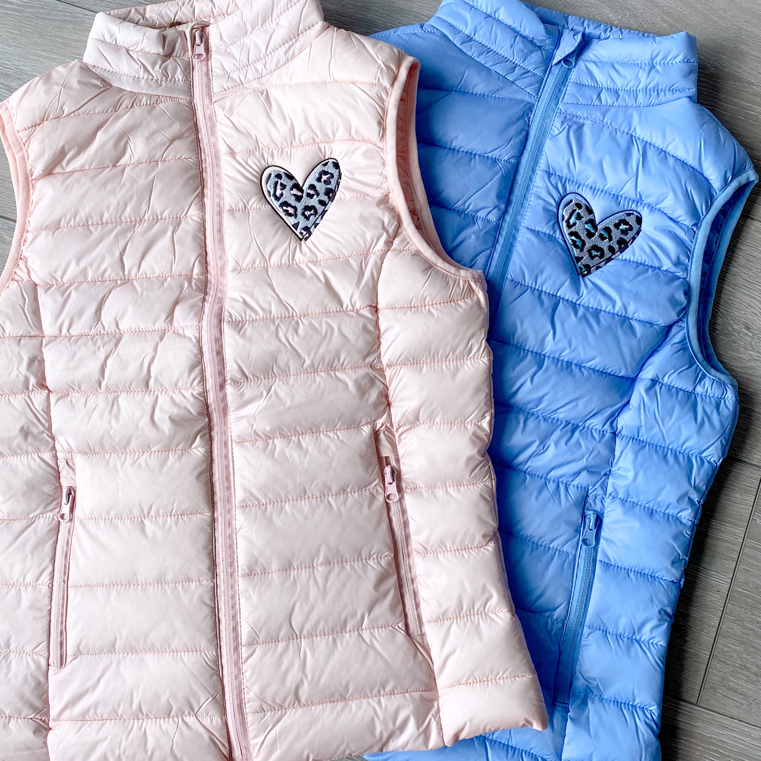 Blue And Pink Gilet | Ted & Stitch