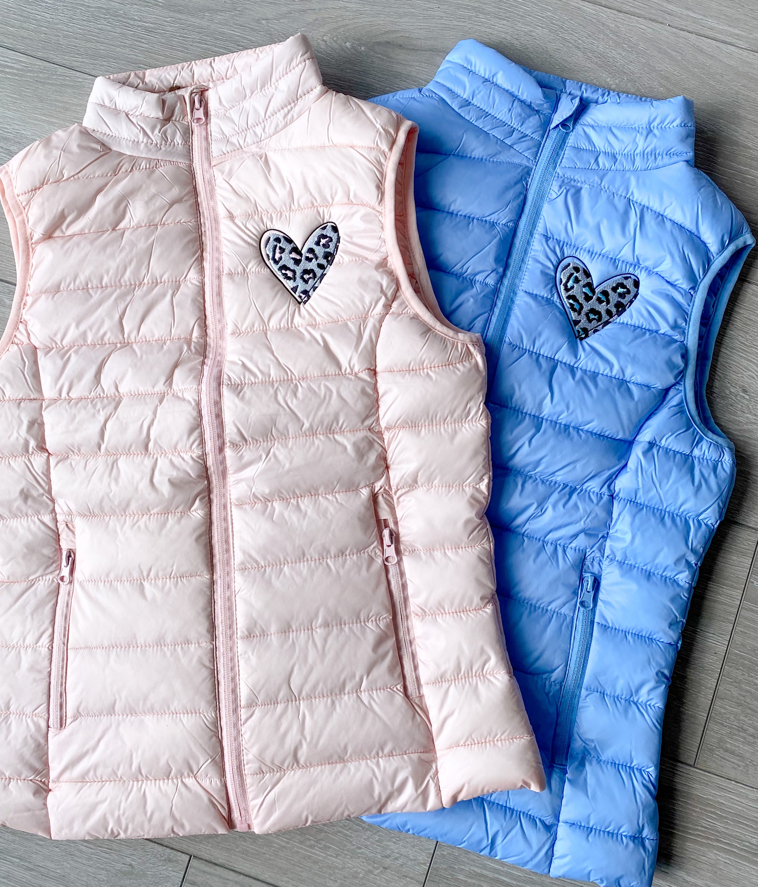 Blue And Pink Gilet | Ted & Stitch
