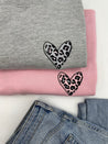Grey And Pink Heart Sweaters | Ted & Stitch