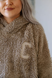 Personalised Oversized Teddy Fleece Hoodie
