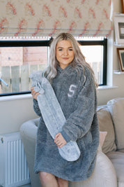 Personalised Oversized Teddy Fleece Hoodie