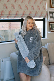Personalised Oversized Teddy Fleece Hoodie