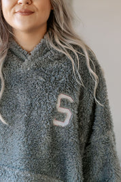 Personalised Oversized Teddy Fleece Hoodie