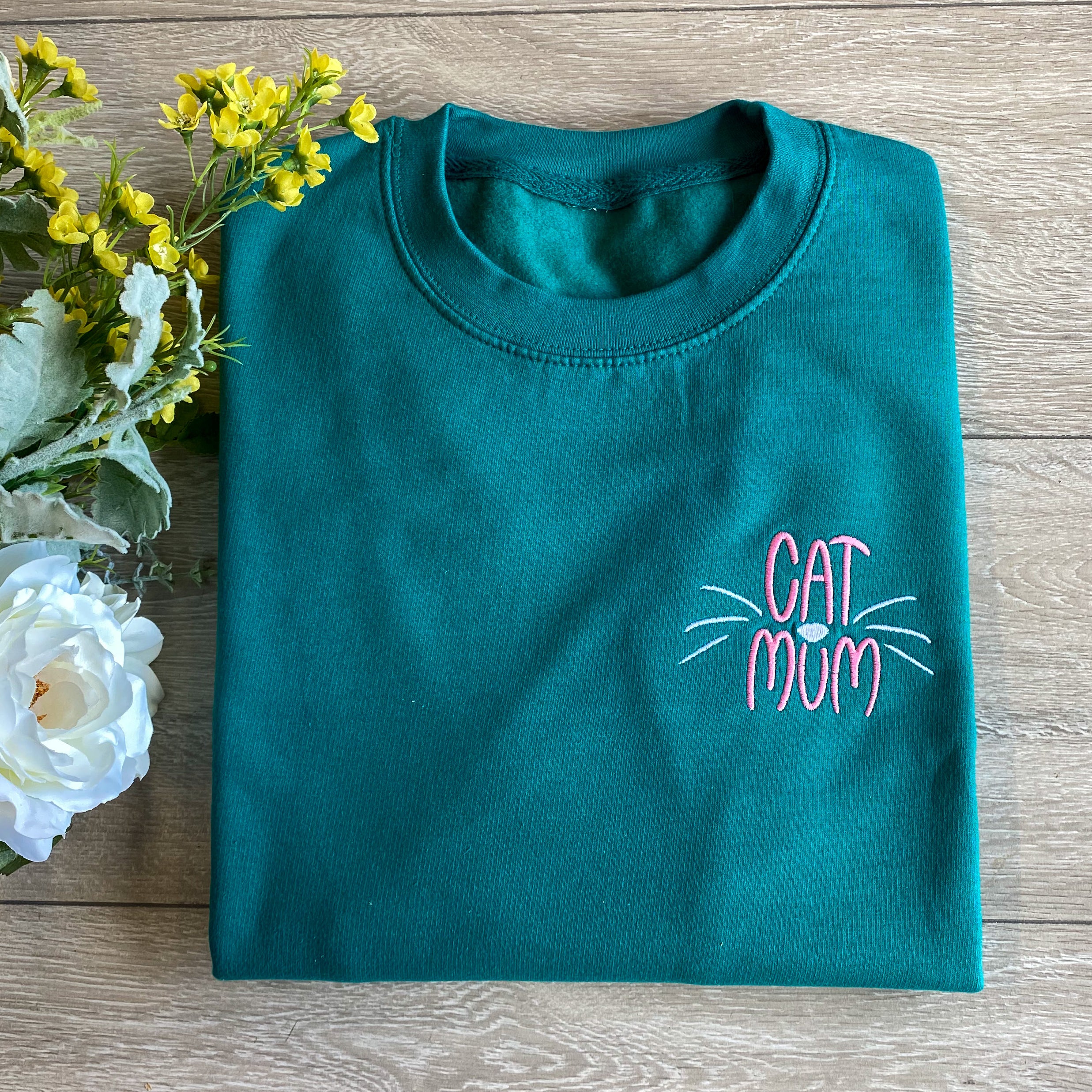 Cat Mum Sweatshirt | Ted & Stitch