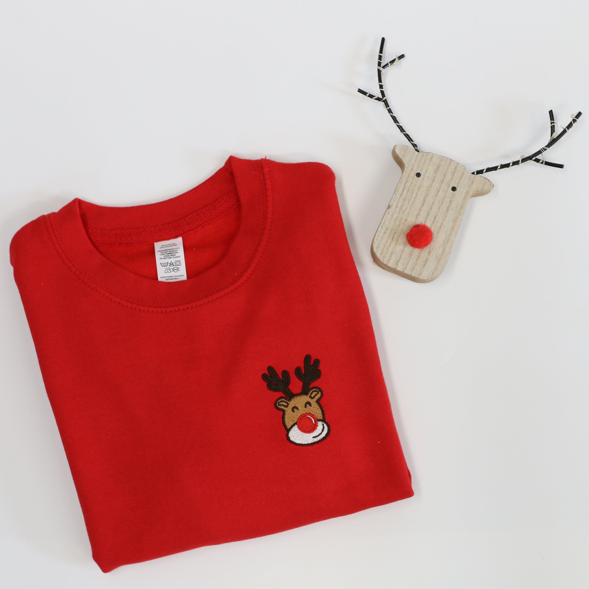 Reindeer Christmas Sweater Kids and Adults