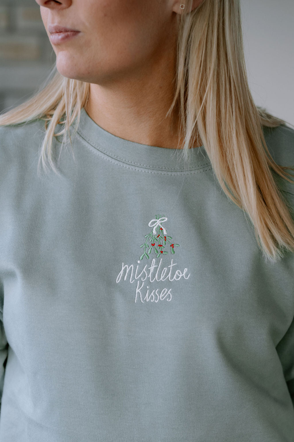 Mistletoe Kisses Christmas Jumper