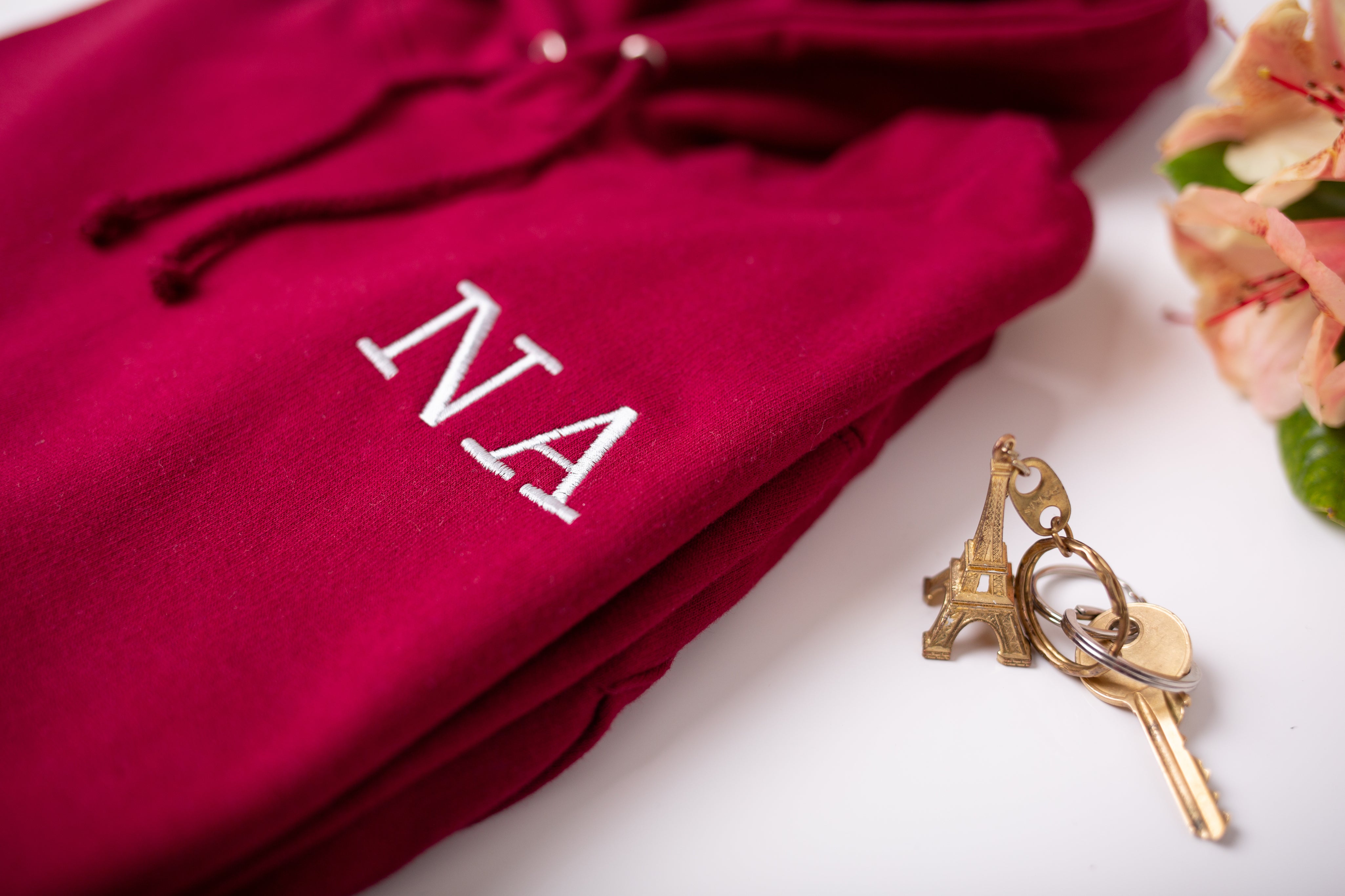 Adult Monogrammed Hoodie NA | Ted & Stitch