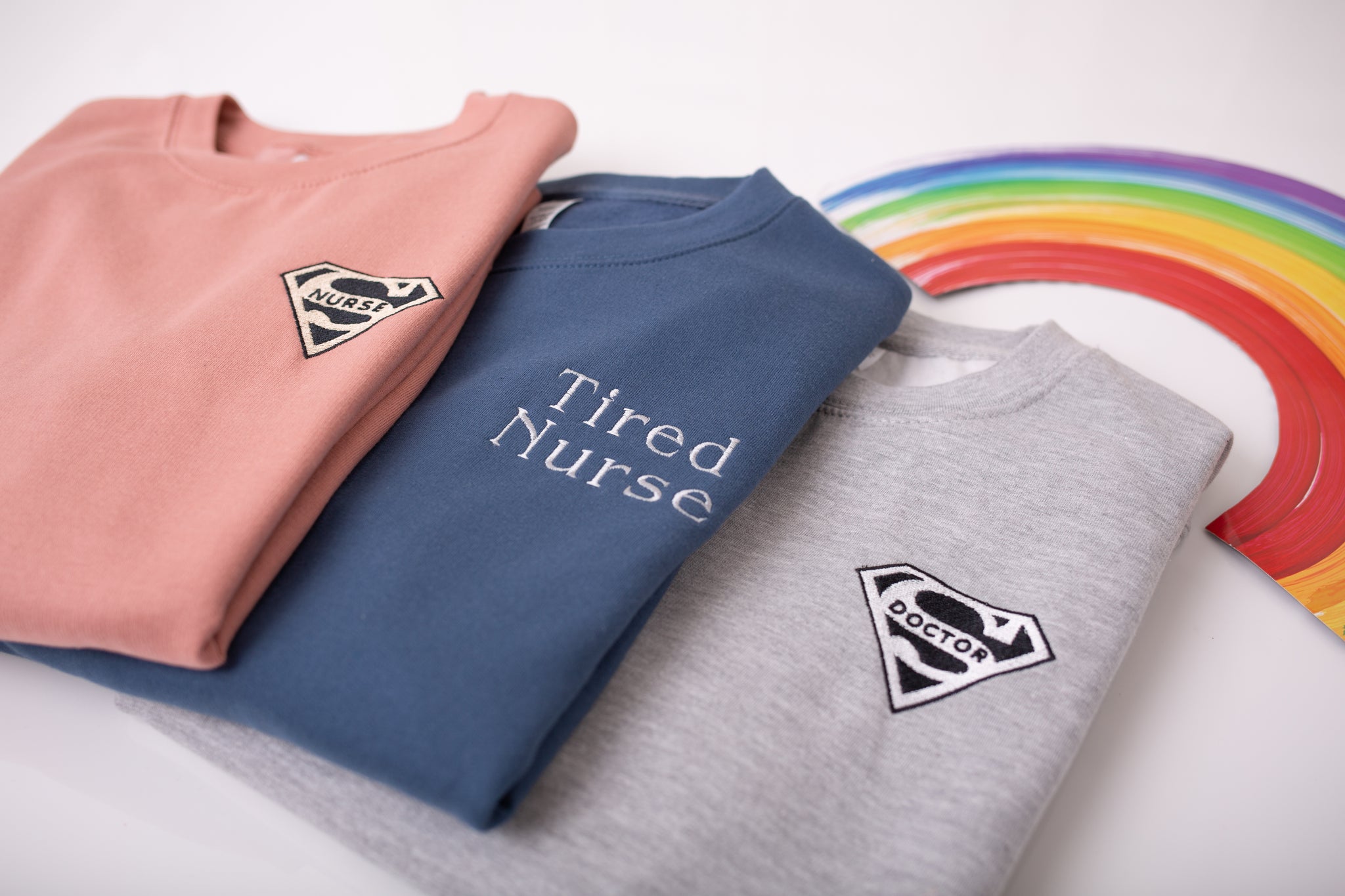Tired Nurse Sweatshirt Range | Ted & Stitch 
