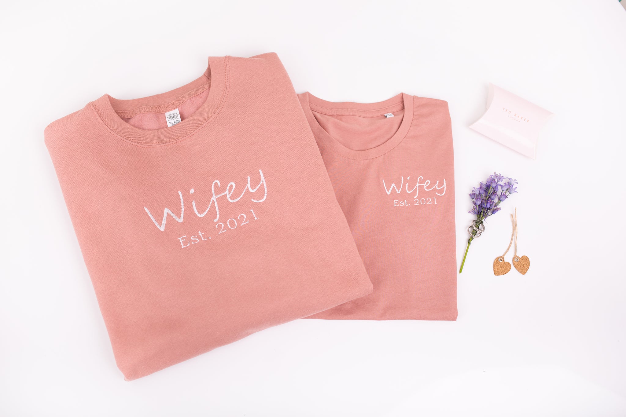 Wifey Est Sweatshirt And T-Shirt | Ted & Stitch 