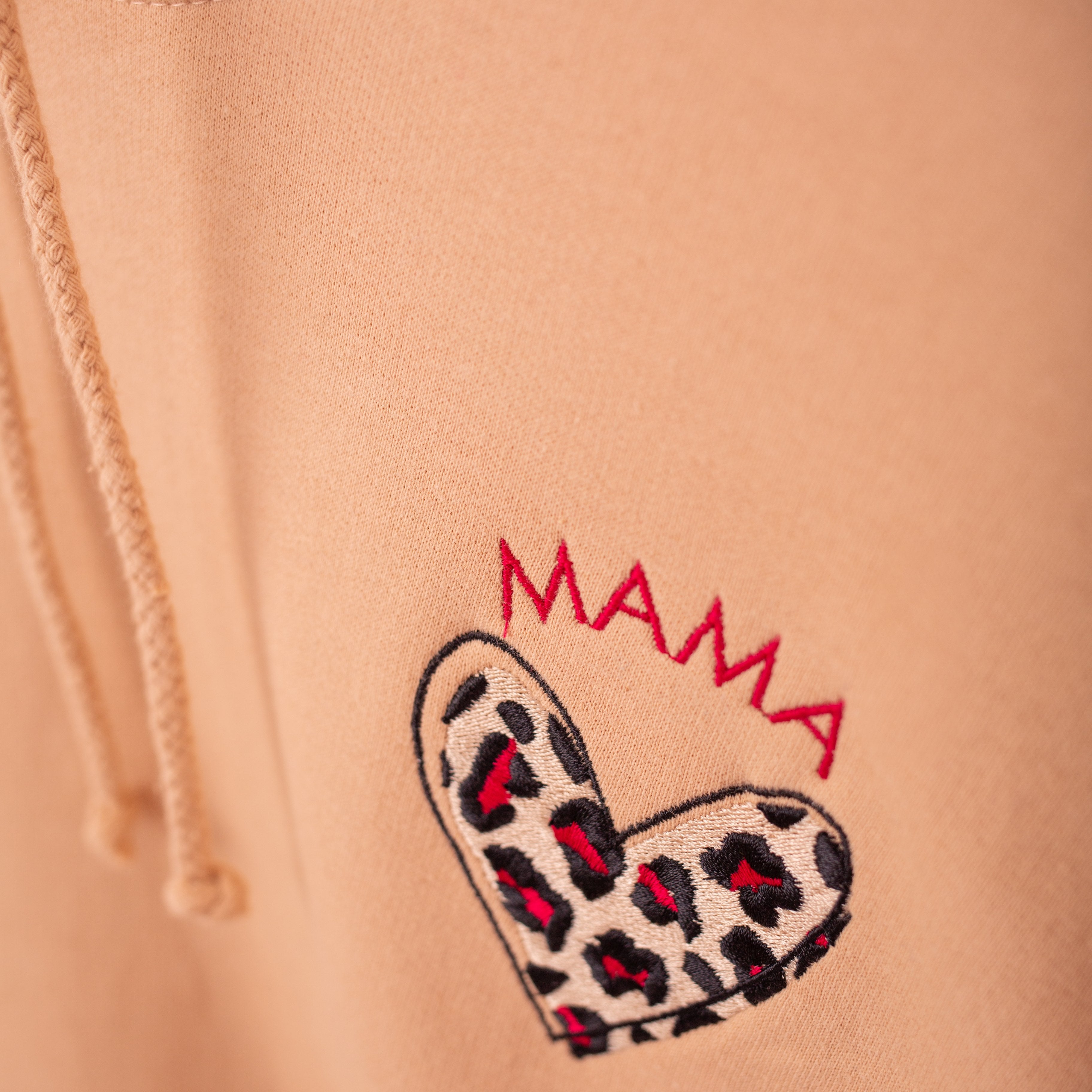 Nude Mama Heart Hoodie | Ted & Stitch