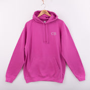 Adult Monogrammed Hoodie CB On Hanger | Ted & Stitch
