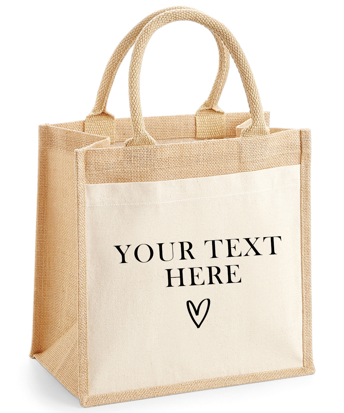 Personalised Jute Bag Tote – Ted Stitch Limited