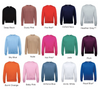 Sweatshirt Colour Options | Ted & Stitch
