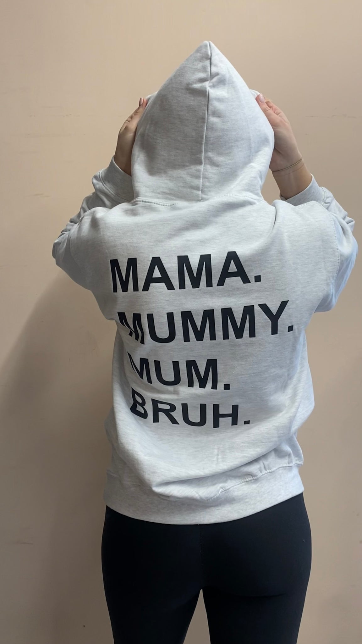Mama, Mummy, Mum, Bruh. Hoodie