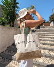 'EVERYTHING' Zip Tote