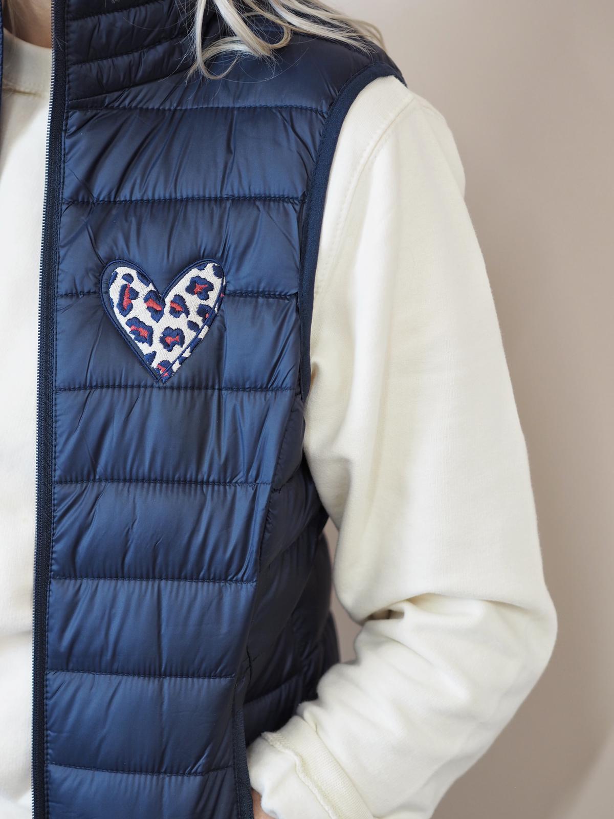 Navy Gilet Close Up | Ted & Stitch