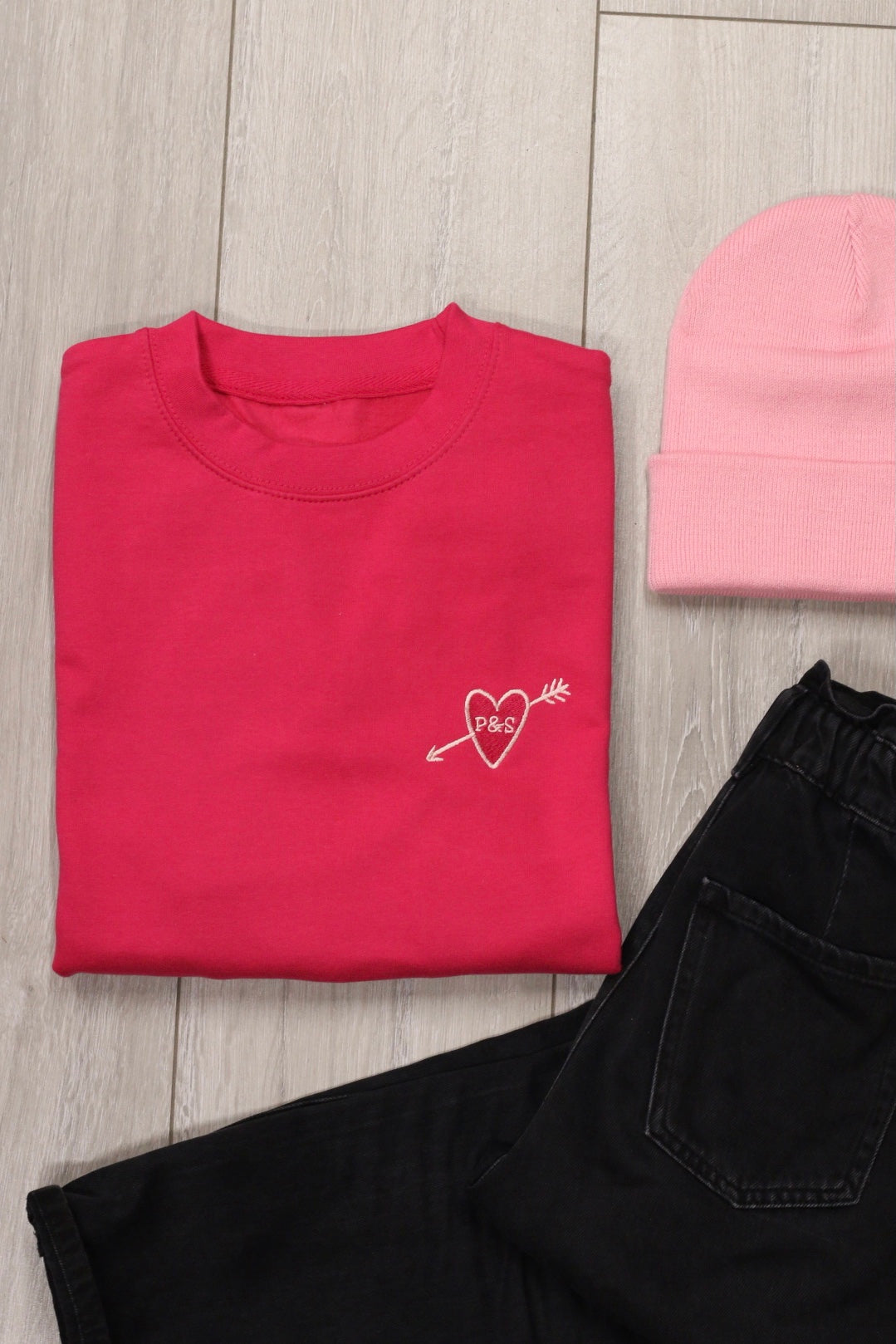 Personalised Love Heart Tee, Hoodie or Sweatshirt
